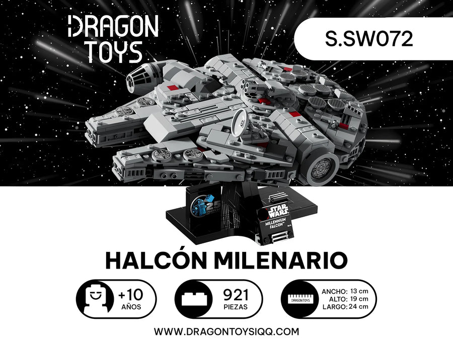 Halcón Milenario - set armable Star Wars de Dragon Toys