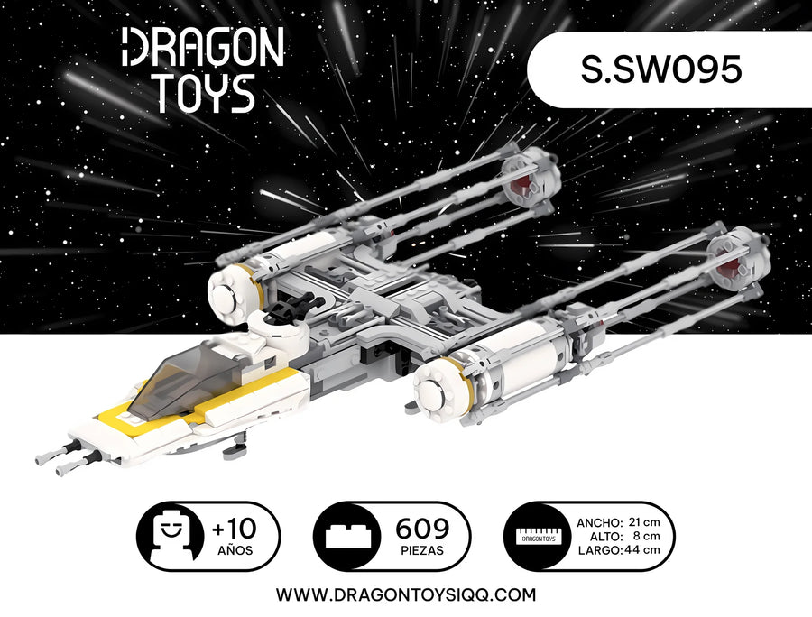 Caza Ala-Y - set armable Star Wars de Dragon Toys