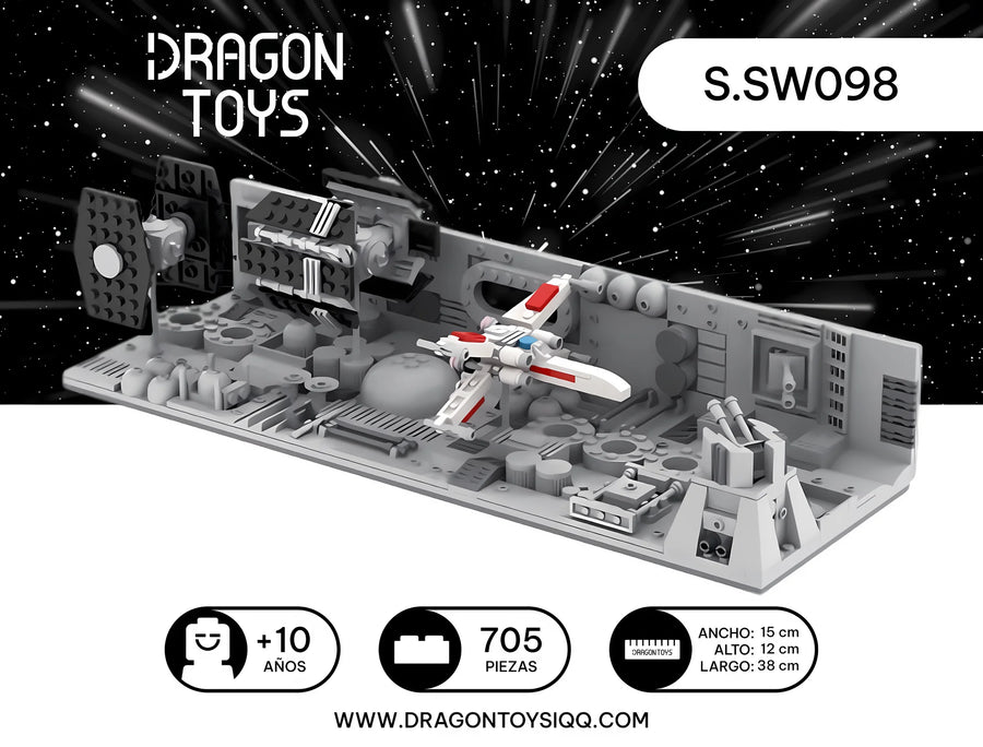 Diorama Trinchera de la Estrella de la Muerte - set armable Star Wars de Dragon Toys
