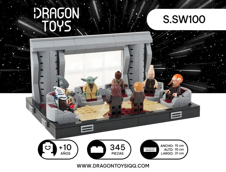 Sala del Consejo Jedi - set armable Star Wars de Dragon Toys