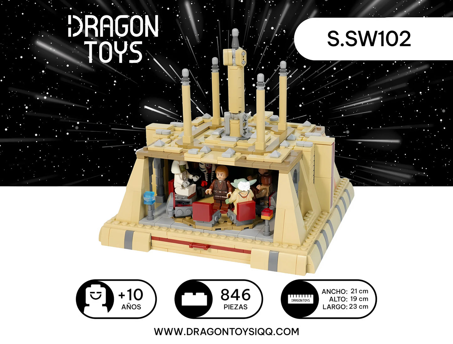 Diorama Palacio de Jabba - set armable Star Wars de Dragon Toys