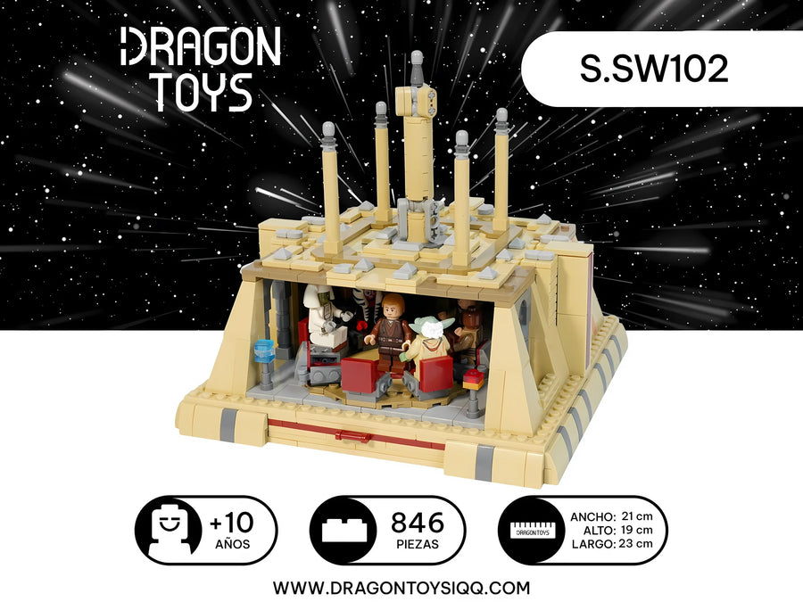 Diorama Palacio de Jabba - set armable Star Wars de Dragon Toys