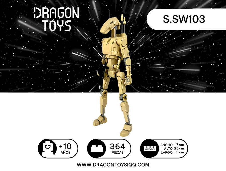 Droide de Batalla - set armable Star Wars de Dragon Toys