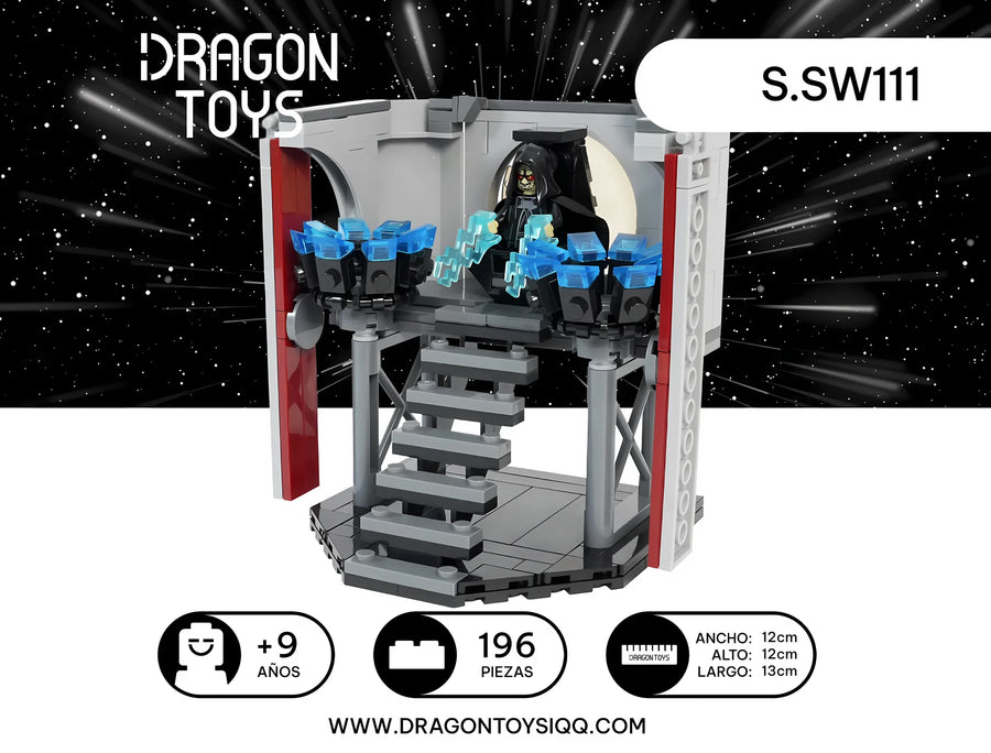 Diorama Trono del Emperador - set armable Star Wars de Dragon Toys