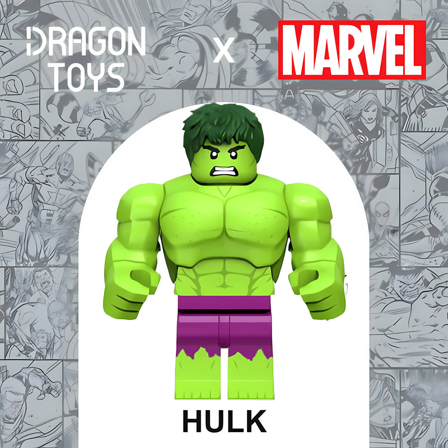 Figura Hulk (Verde Lima) de Marvel - Dragon Toys