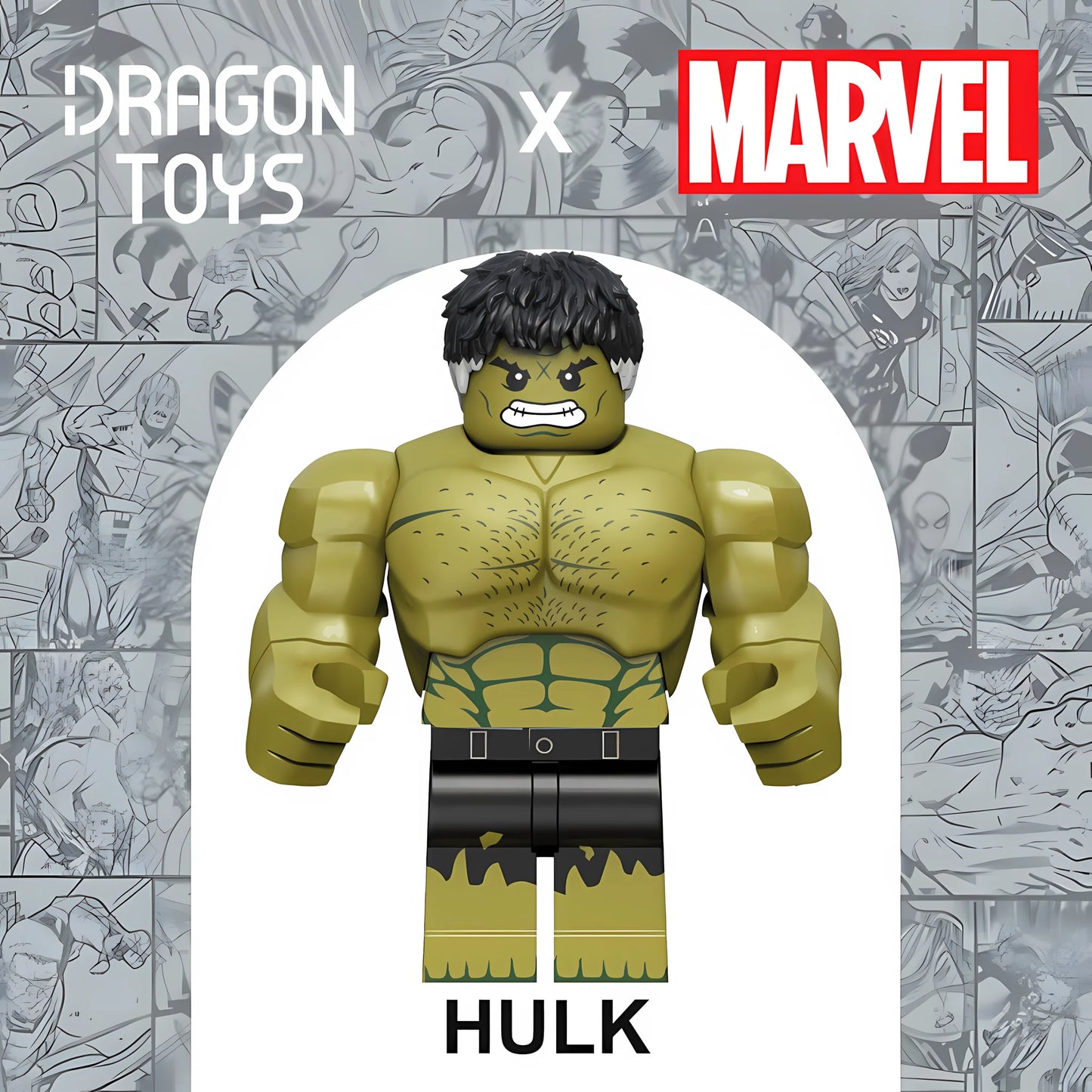 Figura Hulk (Cicatrices) de Marvel - Dragon Toys
