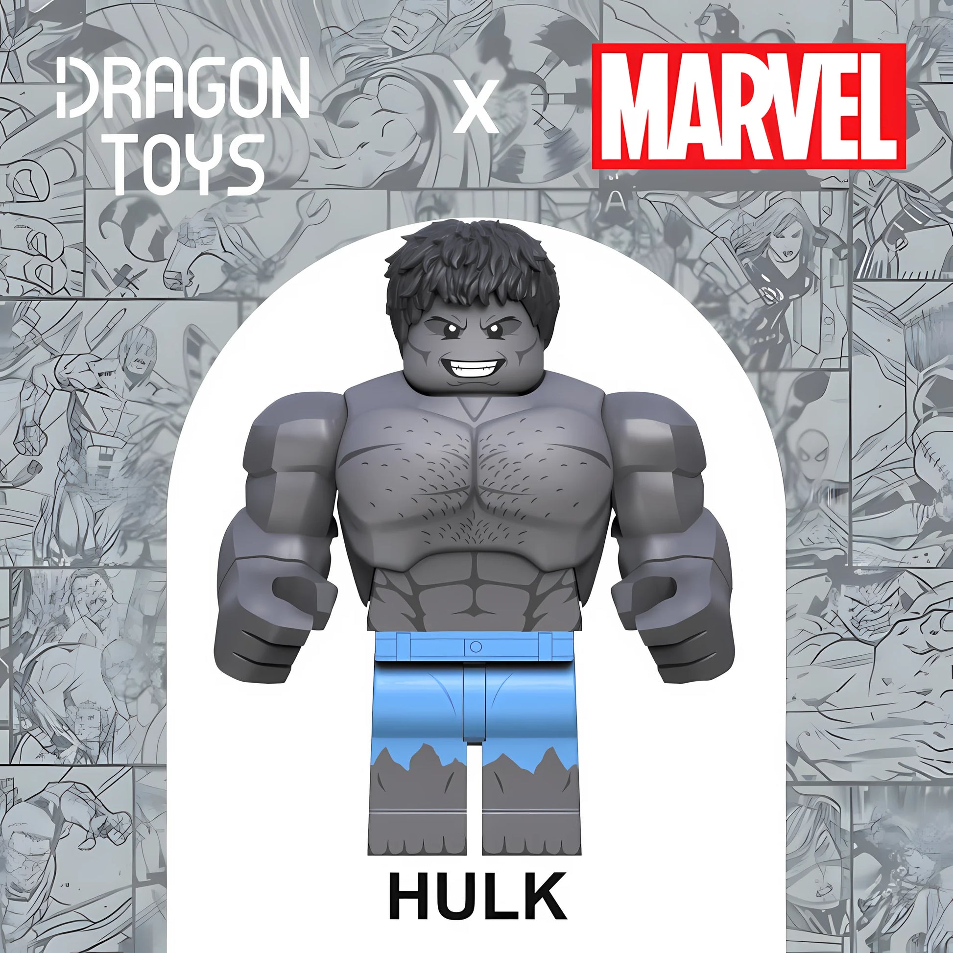 Figura Hulk Gris de Marvel - Dragon Toys