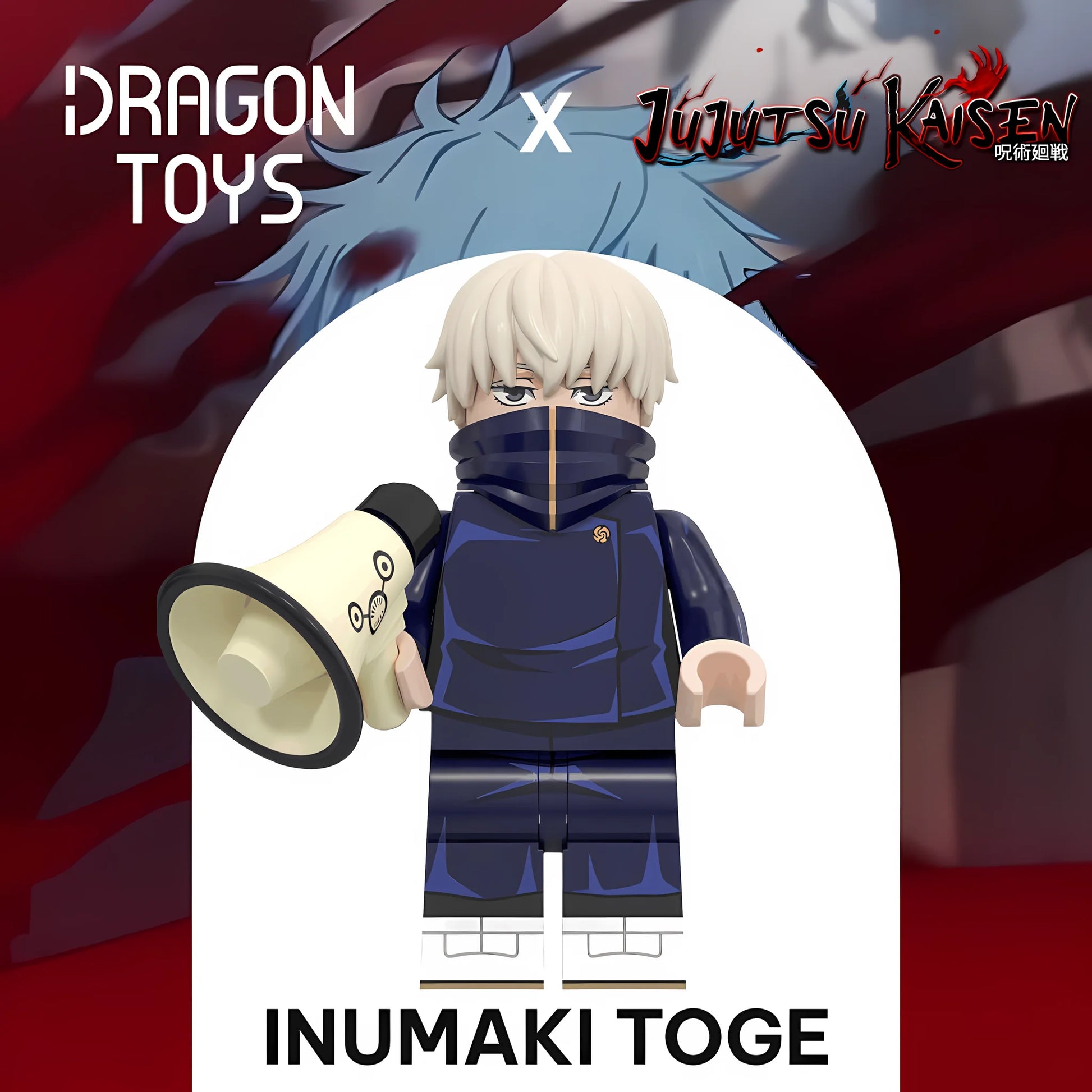 Minifigura Inumaki Toge de Jujutsu Kaisen - Dragon Toys
