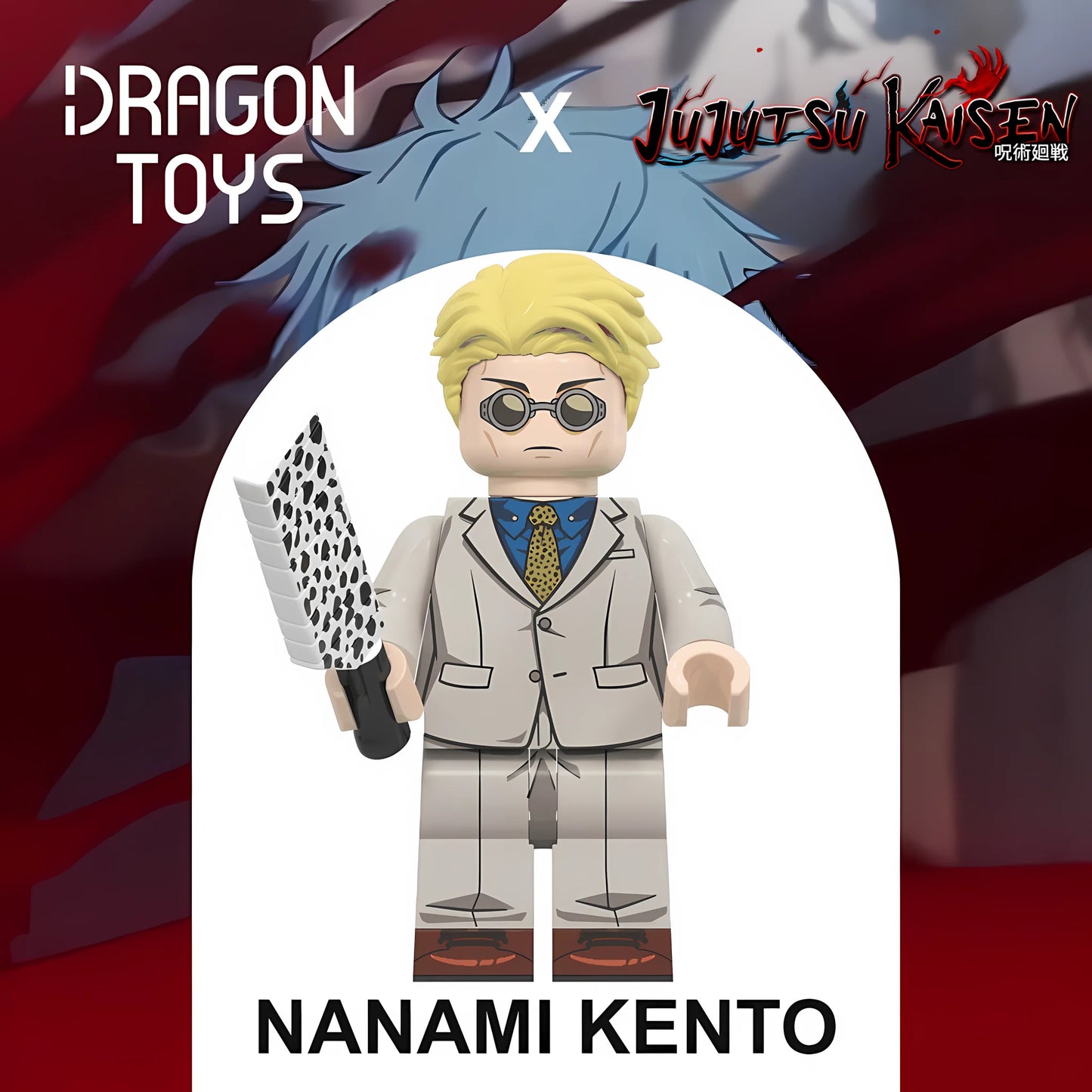 Minifigura Nanami Kento de Jujutsu Kaisen - Dragon Toys