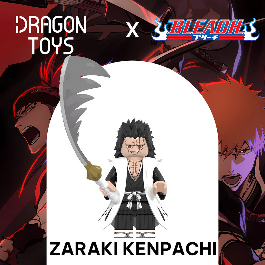 Minifigura Zaraki Kenpachi (Nozarashi) de Bleach - Dragon Toys