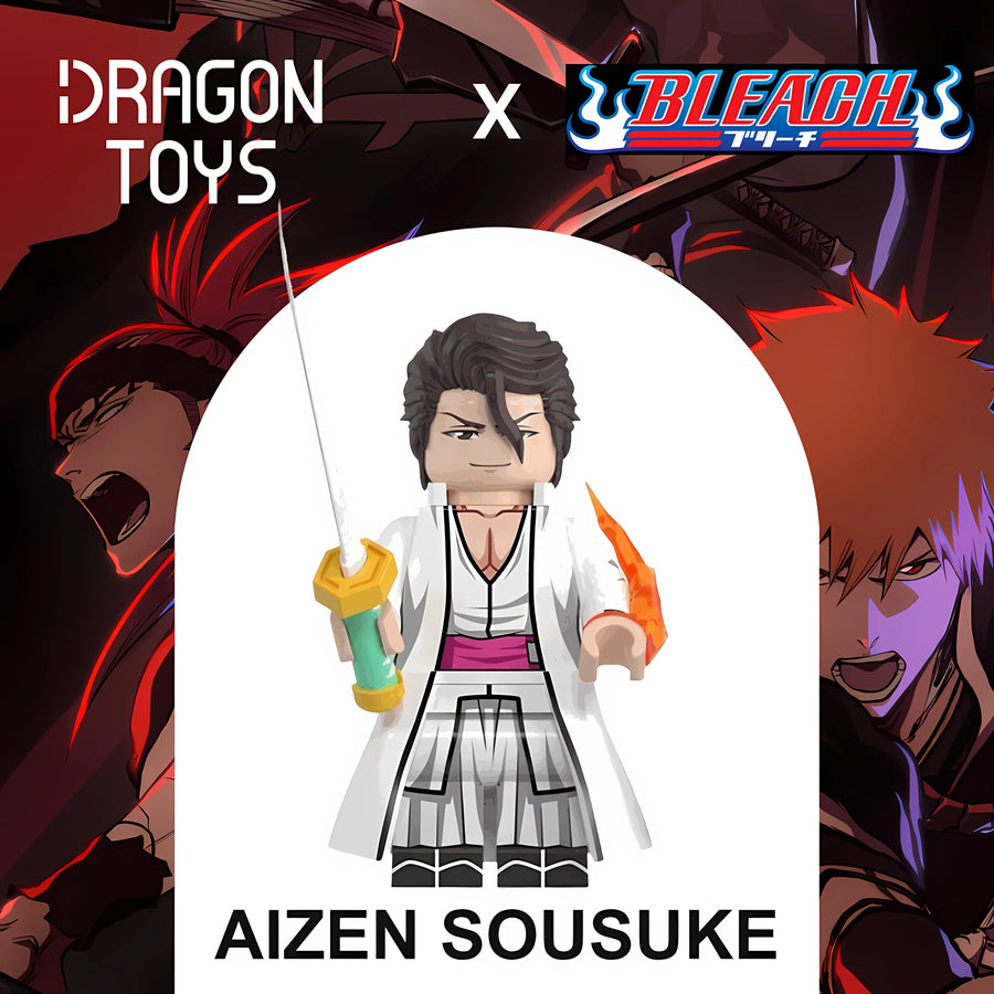 Minifigura Aizen Sousuke de Bleach - Dragon Toys