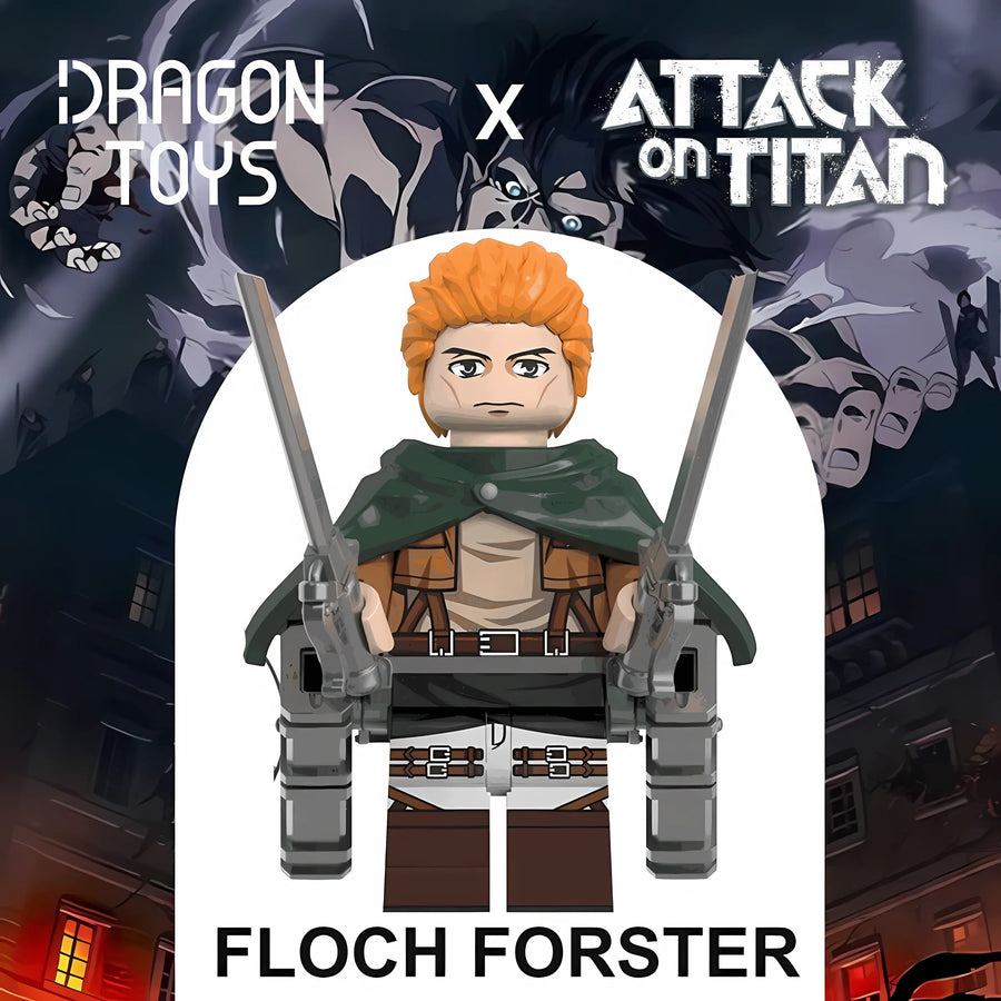 Minifigura Floch Forster de Attack on Titan - Dragon Toys