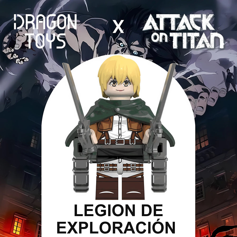 Minifigura Legión de Exploración de Attack on Titan - Dragon Toys