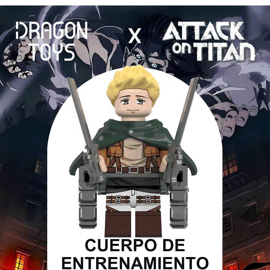 Minifigura Cuerpo de Entrenamiento (Rubio) de Attack on Titan - Dragon Toys