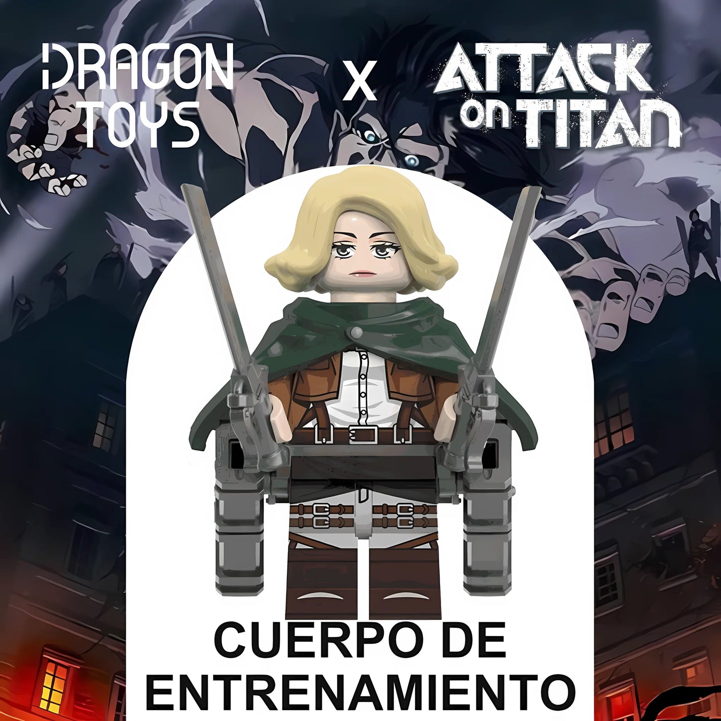 Minifigura Cuerpo de Entrenamiento (Rubia) de Attack on Titan - Dragon Toys