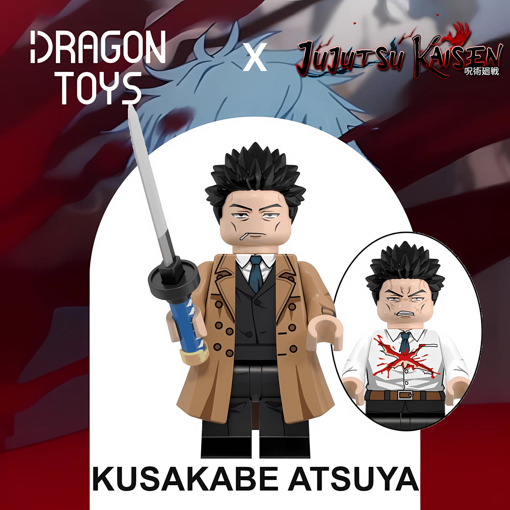 Minifigura Kusakabe Atsuya de Jujutsu Kaisen - Dragon Toys