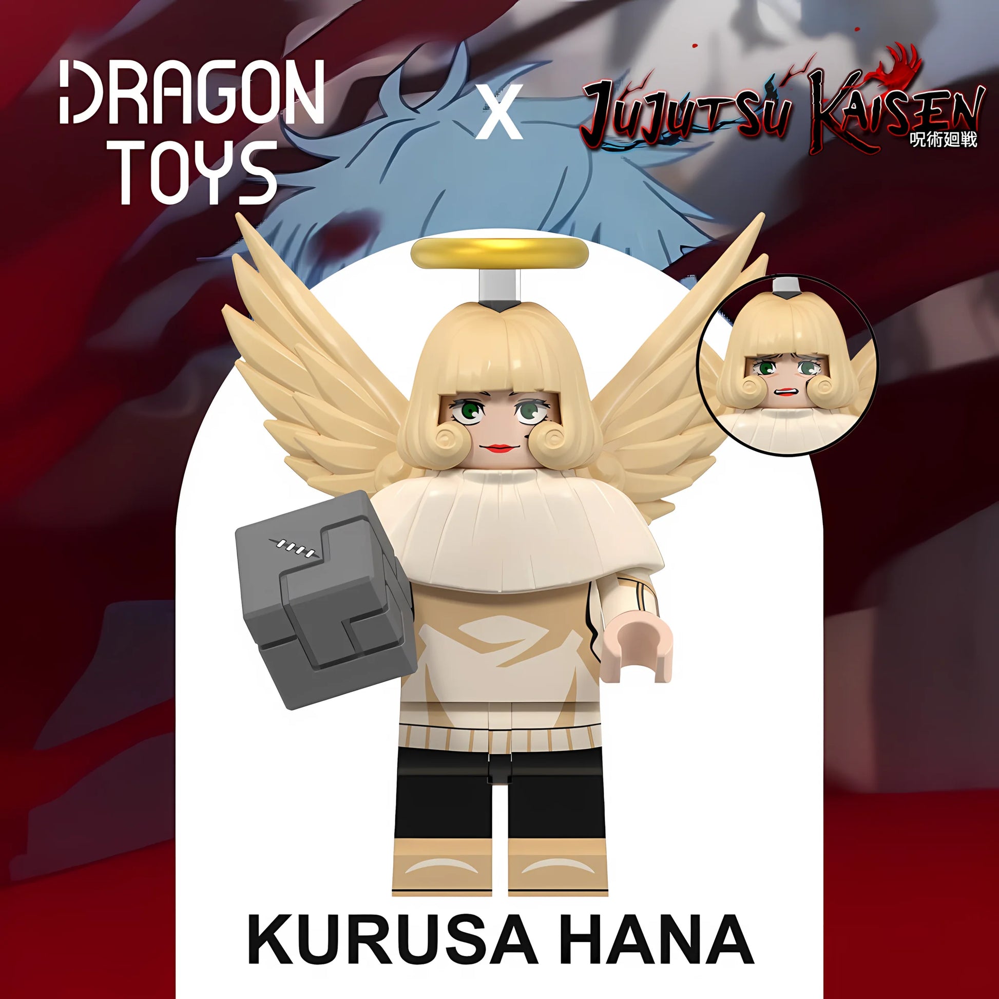 Minifigura Kurusa Hana de Jujutsu Kaisen - Dragon Toys