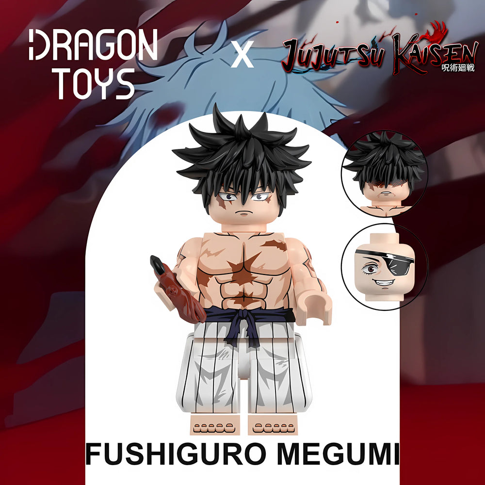 Minifigura Fushiguro Megumi de Jujutsu Kaisen - Dragon Toys