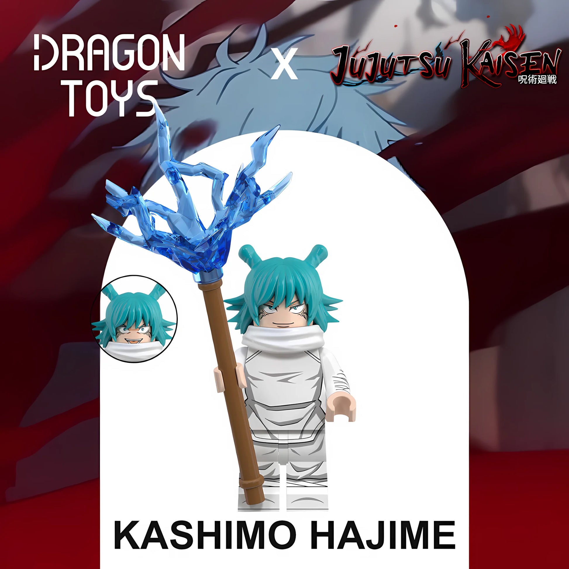 Minifigura Kashimo Hajime de Jujutsu Kaisen - Dragon Toys