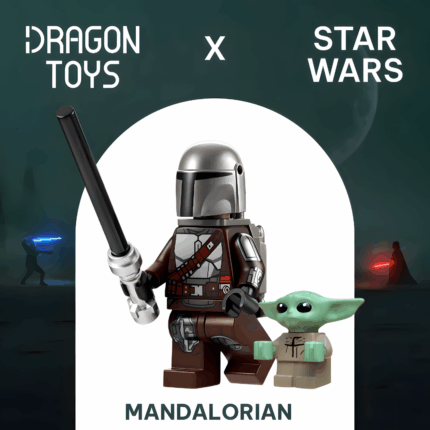 MINIFIGURA MANDALORIAN Y GROGU
