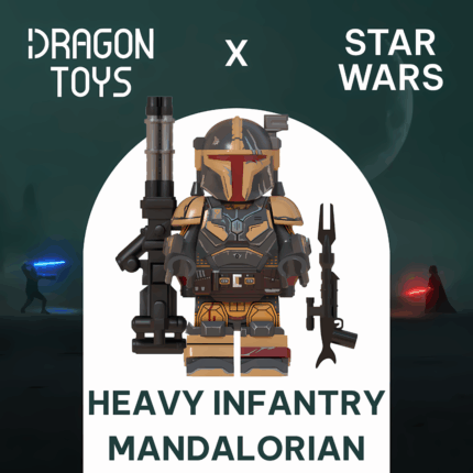MINIFIGURA MANDALORIANO DE INFANTERÍA PESADA