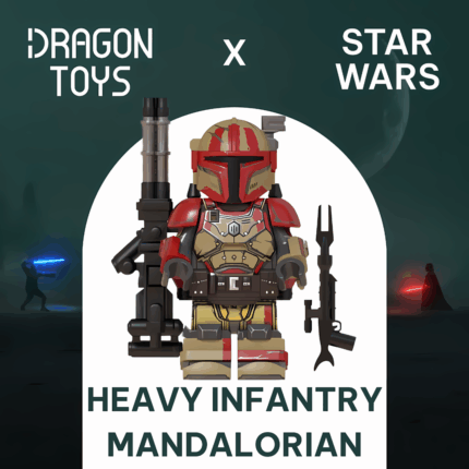 MINIFIGURA MANDALORIANO DE INFANTERÍA PESADA