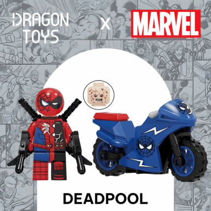 MINIFIGURA DEADPOOL EN MOTO